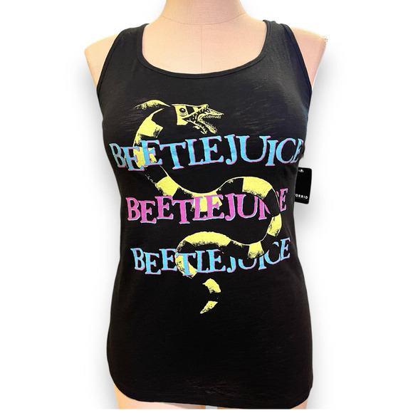 Torrid 2 (2X 18/20) Beetlejuice Sandworm Punk Goth Horror Sleep‎ Lounge Tank Top - Picture 1 of 3